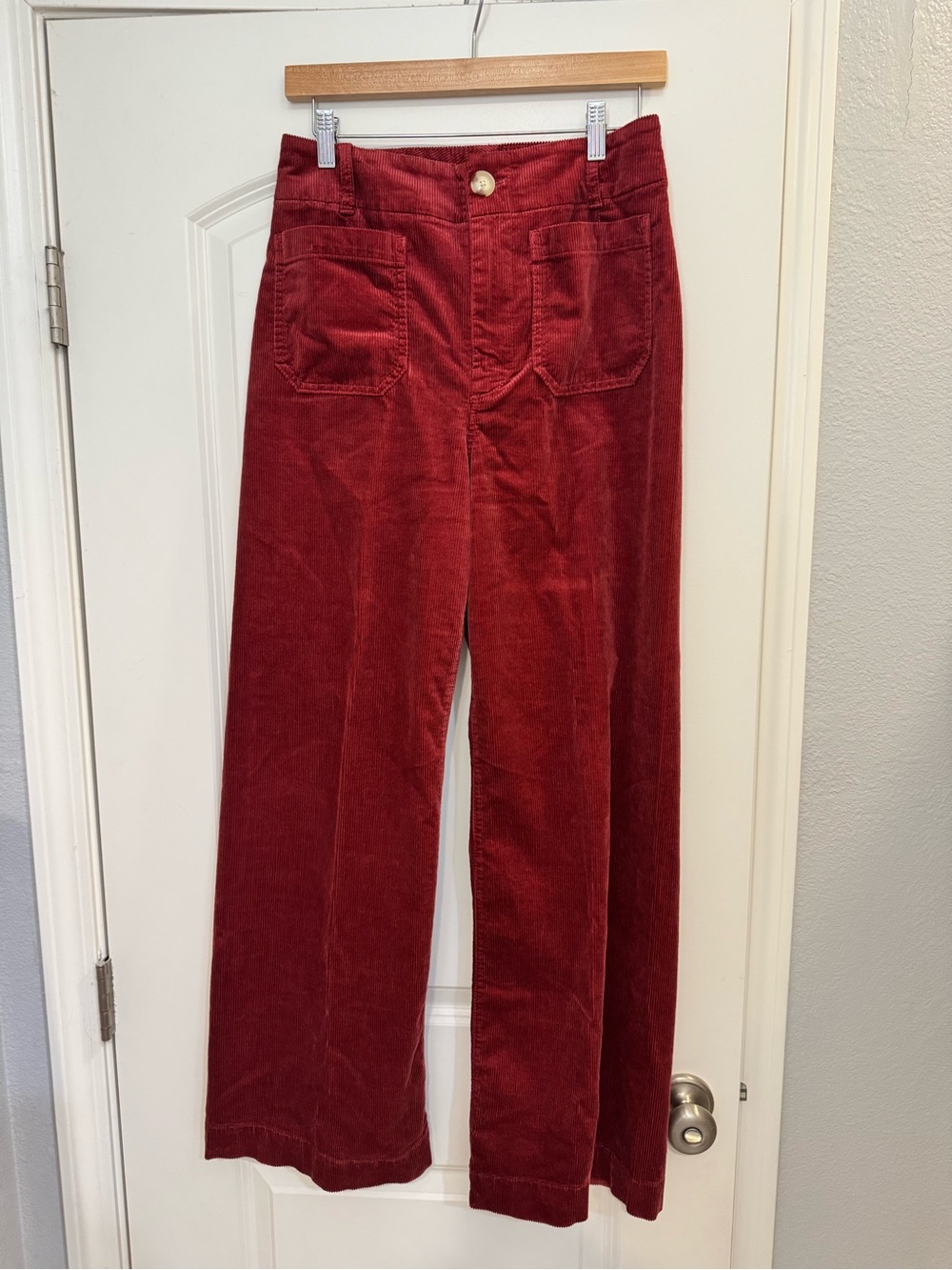 Anthropologie Corduroy Collette Wide-Leg Pants